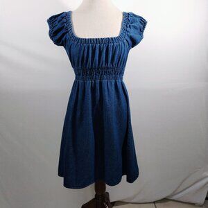 👗 Speed Control New York Smocked Denim Dress | Medium